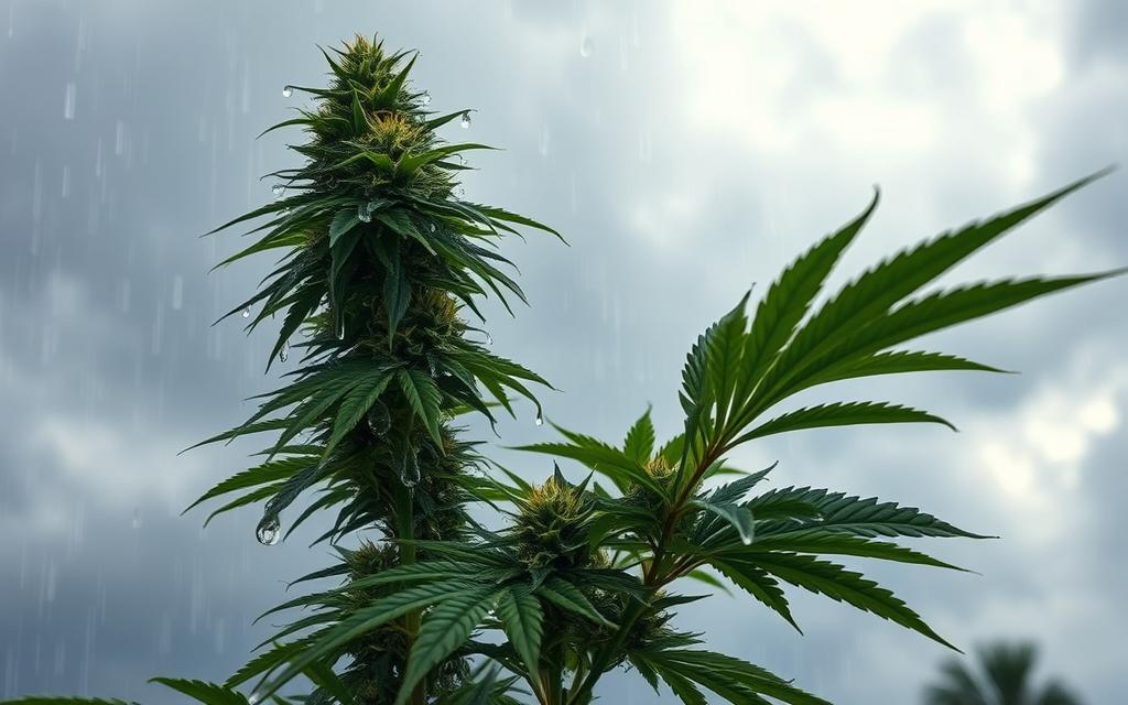 is rain water good for cannabis plants